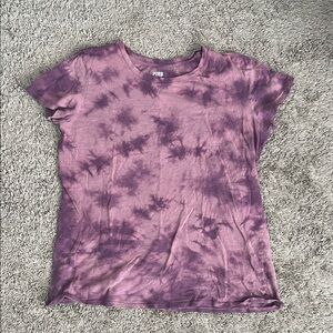PINK Victoria's Secret Purple Tie-Dye Tee
